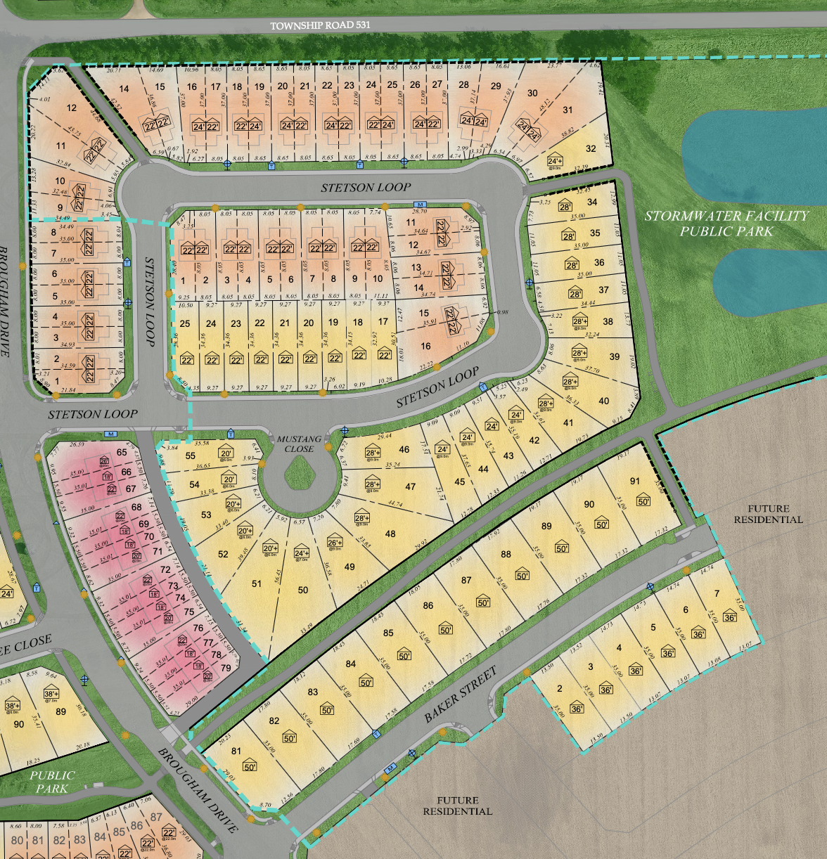 Lot Map Heights Stage 11